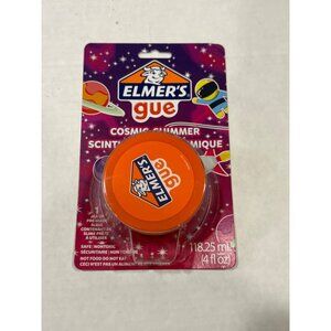 Elmers Cosmic Blue Shimmer Slime Glitter Gue Premade 4 Fl Oz Non Toxic